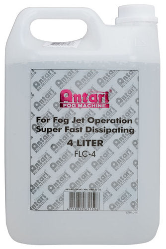 Antari FLC-4 4L Container of Water-Based Super Fast Dissipating Fog Fluid