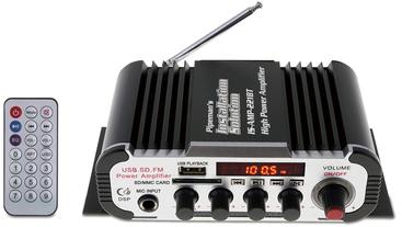 Pipeman's, Hi Power Amp, 80 Watts Max Usb, Sd Card, Fm Stereo, Mp3 Audio Remote