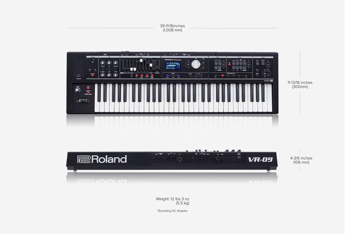 鍵盤楽器 Roland V-Combo VR-09-B Roland - V-Combo VR-09-B | Live Performance Keyboard