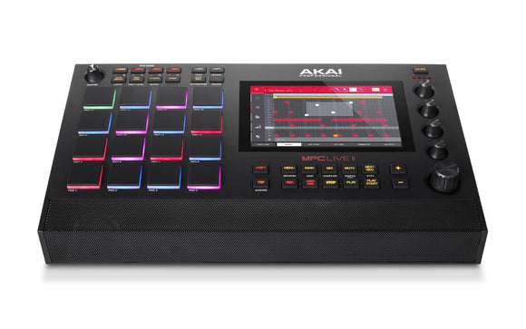 AKAI MPCLIVE2XUS Music Production Center with Built-In 7-inch Monitors