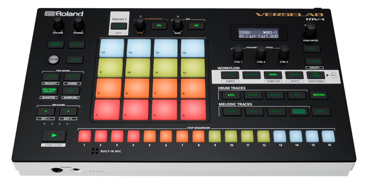 Roland MV-1 MUSIC WORKSTATION – 4th Ave Electronics