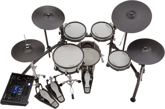 Roland V-Drums TD-50K2 5-Piece Electronic Drum Set with Rack, KD-140 Kick Pad