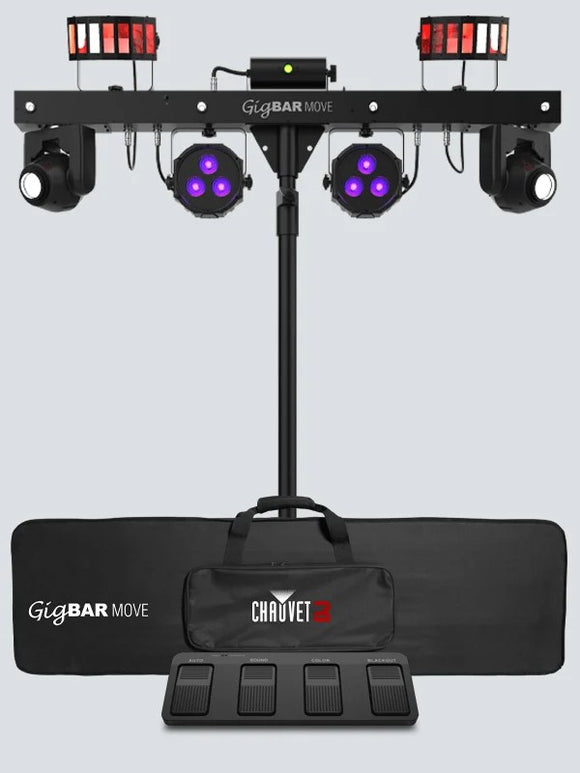 Chauvet DJ GIGBAR-MOVE 5-in-1 LED Lighting System with 2 Moving-heads