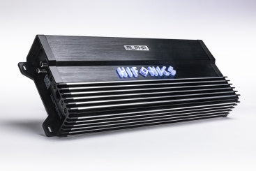 Hifonics, Alpha Series Class-D Compact 2000 Watt 1-Ohm Stable Monoblock Car Audio Amplifier 1-Ch Amplifier, Alpha Series, 2000 W @ 1-Ohm, Compact, Bass Knob