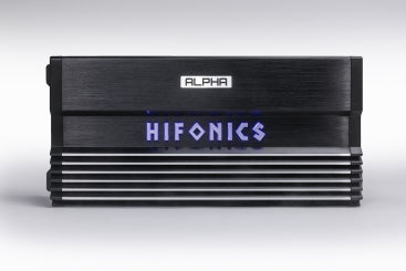 Hifonics, ALPHA Compact 1500 Watt 1 Ohm Stable Monoblock Car Audio Amplifier 1-Ch Amplifier, Alpa Series, 1500W @ 1-Ohm, Compact, Bass Knob