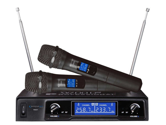 Technical Pro WM301Professional VHF Dual Wireless Microphone System