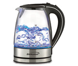 Brentwood KT-1900BK 1.7L Cordless Glass Electric Kettle, Black [KT-1900BK]