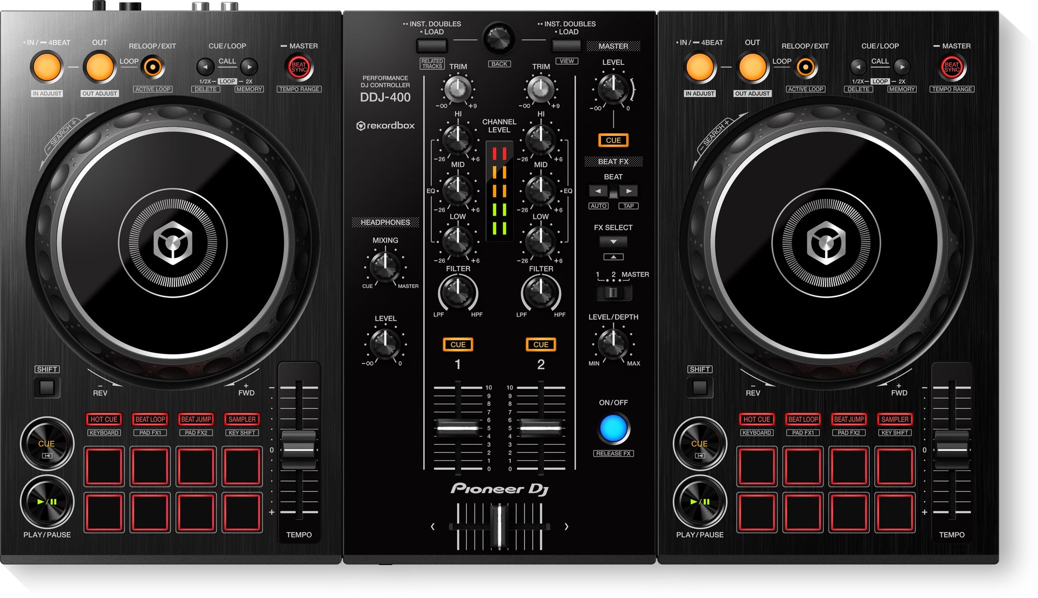 Pioneer DDJ-400 DJ Controller for Rekordbox DJ – 4th Ave Electronics