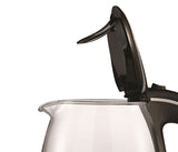 Brentwood KT-1900BK 1.7L Cordless Glass Electric Kettle, Black [KT-1900BK]