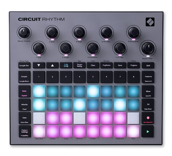 NOVATION / Circuit Rhythm サンプラー リズムマシン Novation CIRCUIT-RHYTHM 8-Track Sampler w/Step-sequencer, Onboard