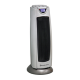 Comfort Zone CZ499R 1500W Electric Ceramic Oscillating Digital Tower Heater with Remote, Silver