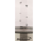 Brentwood KT-1900BK 1.7L Cordless Glass Electric Kettle, Black [KT-1900BK]