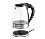 Brentwood KT-1900BK 1.7L Cordless Glass Electric Kettle, Black [KT-1900BK]