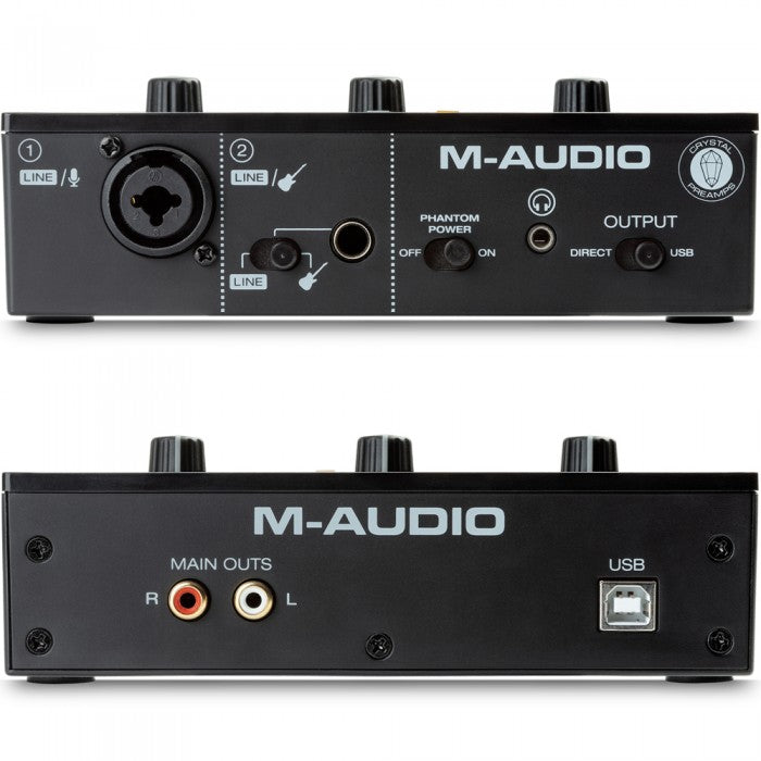 M-Audio M-Track Solo – USB Audio Interface for Recording
